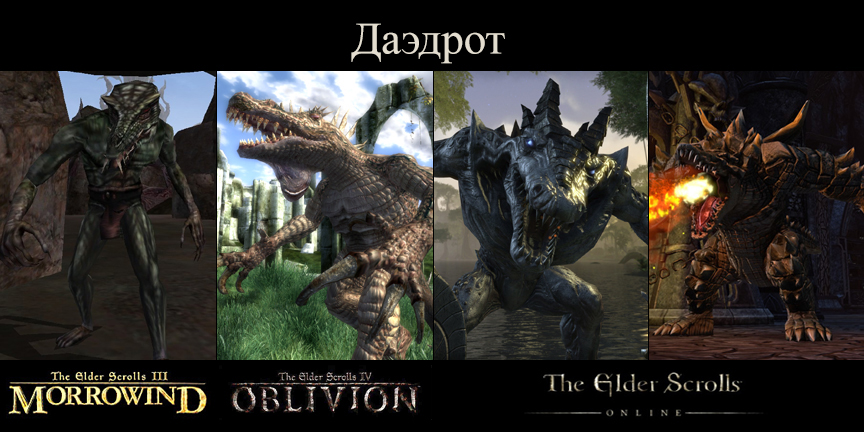 Elder Scrolls Online: дреуги и даэдроты
