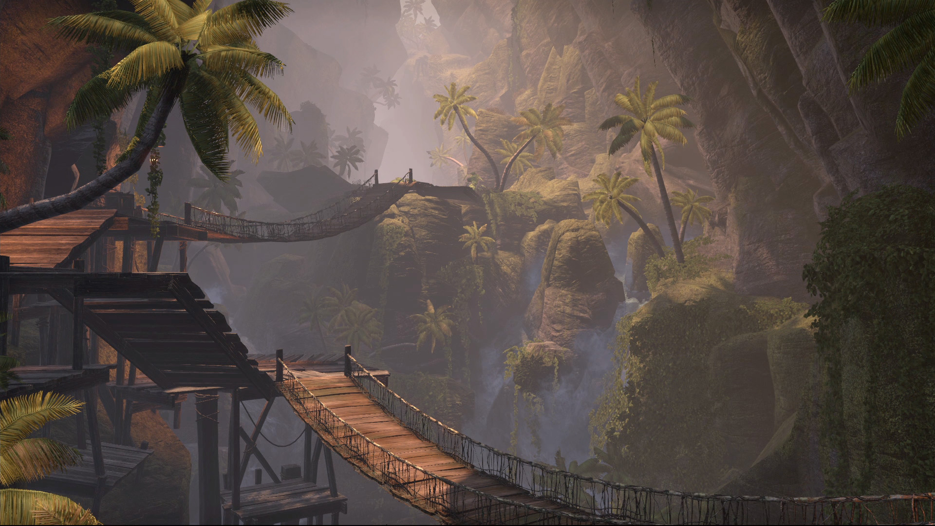 The Elder Scrolls Online: мосты над джунглями
